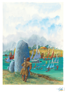 Affiche de la semaine du Golfe, qui se déroulera également aux parcs du passage à Saint-Armel sur la presqu'île de rhuys.