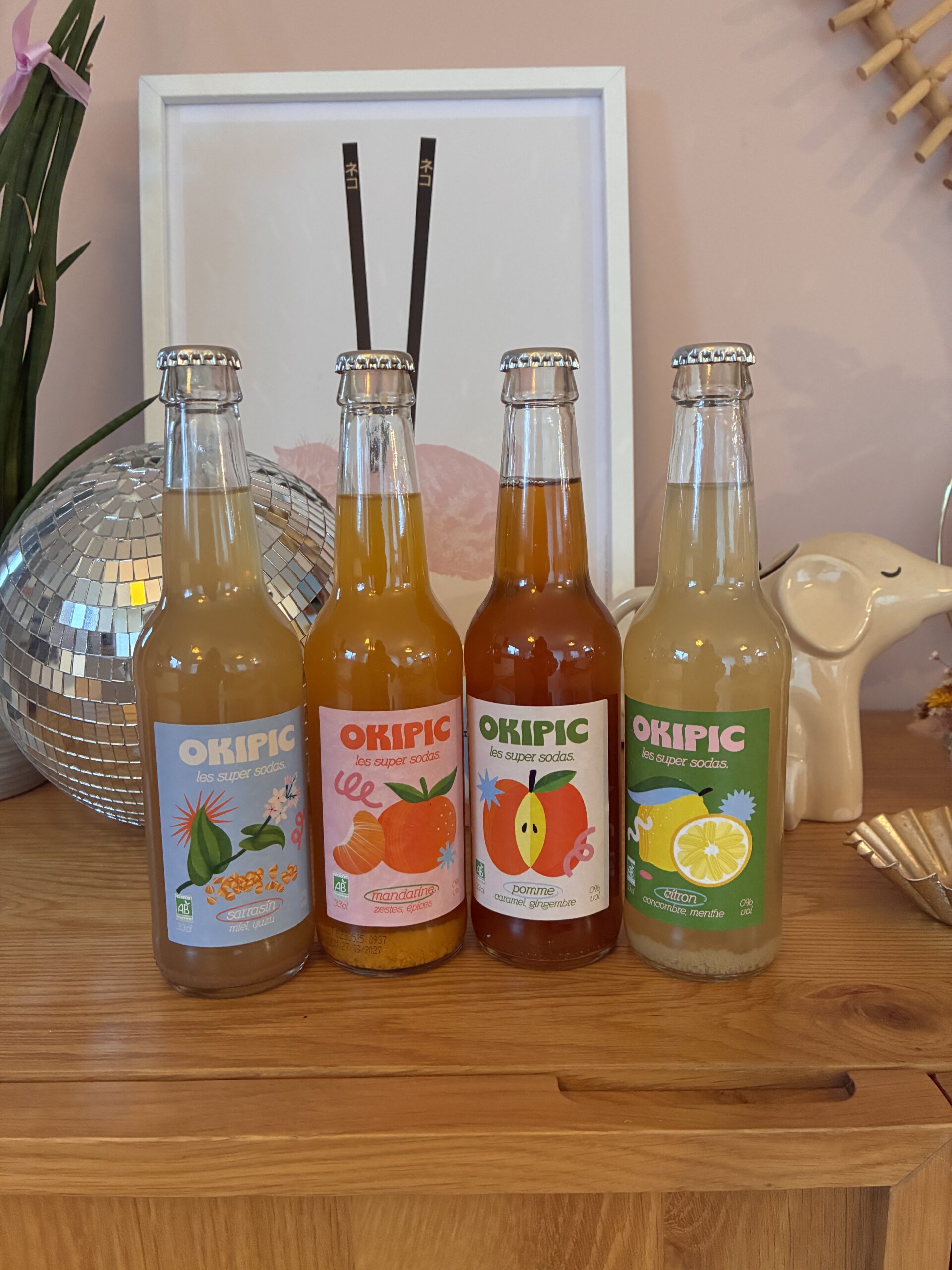 Boissons okipik à retrouver aux parcs du passage